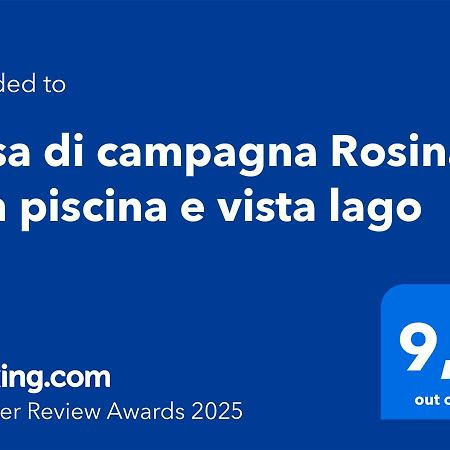 גראבדונה Casa Di Campagna Rosina Con Piscina E Vista Lago מראה חיצוני תמונה