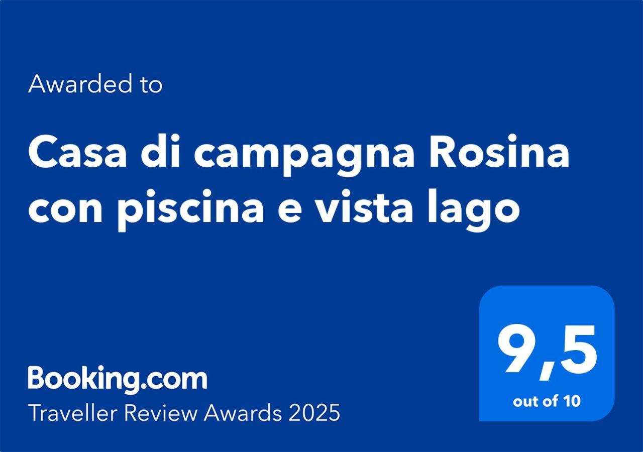גראבדונה Casa Di Campagna Rosina Con Piscina E Vista Lago מראה חיצוני תמונה